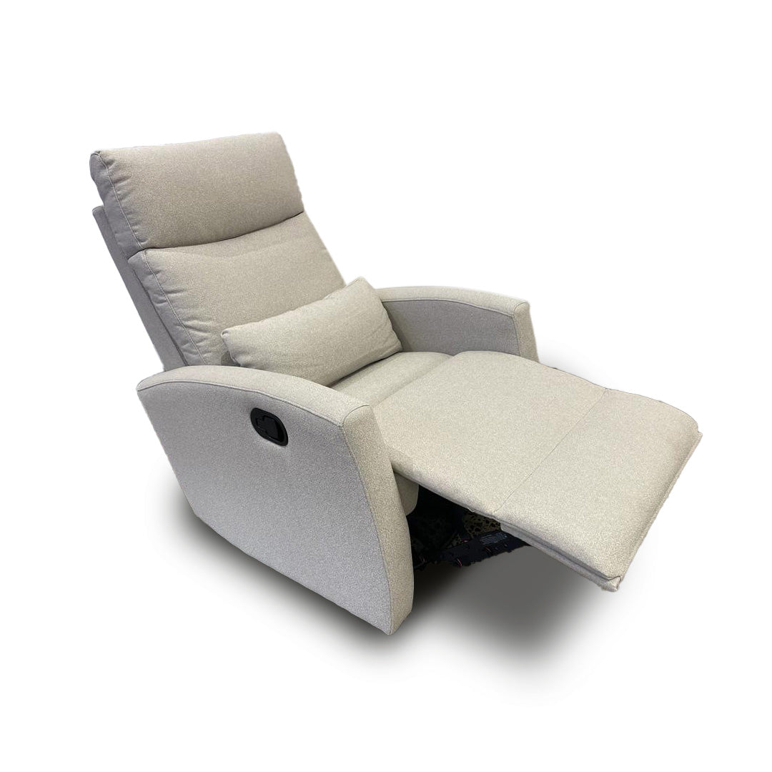 Ivy Reclining Rocking Chair Cloud Grey