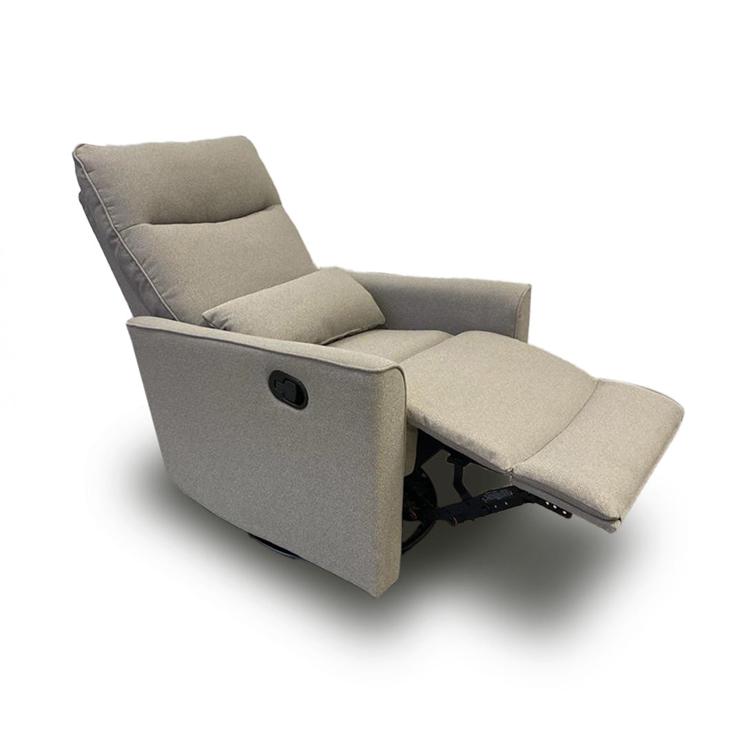 York Reclining Rocking Chair Ash Grey