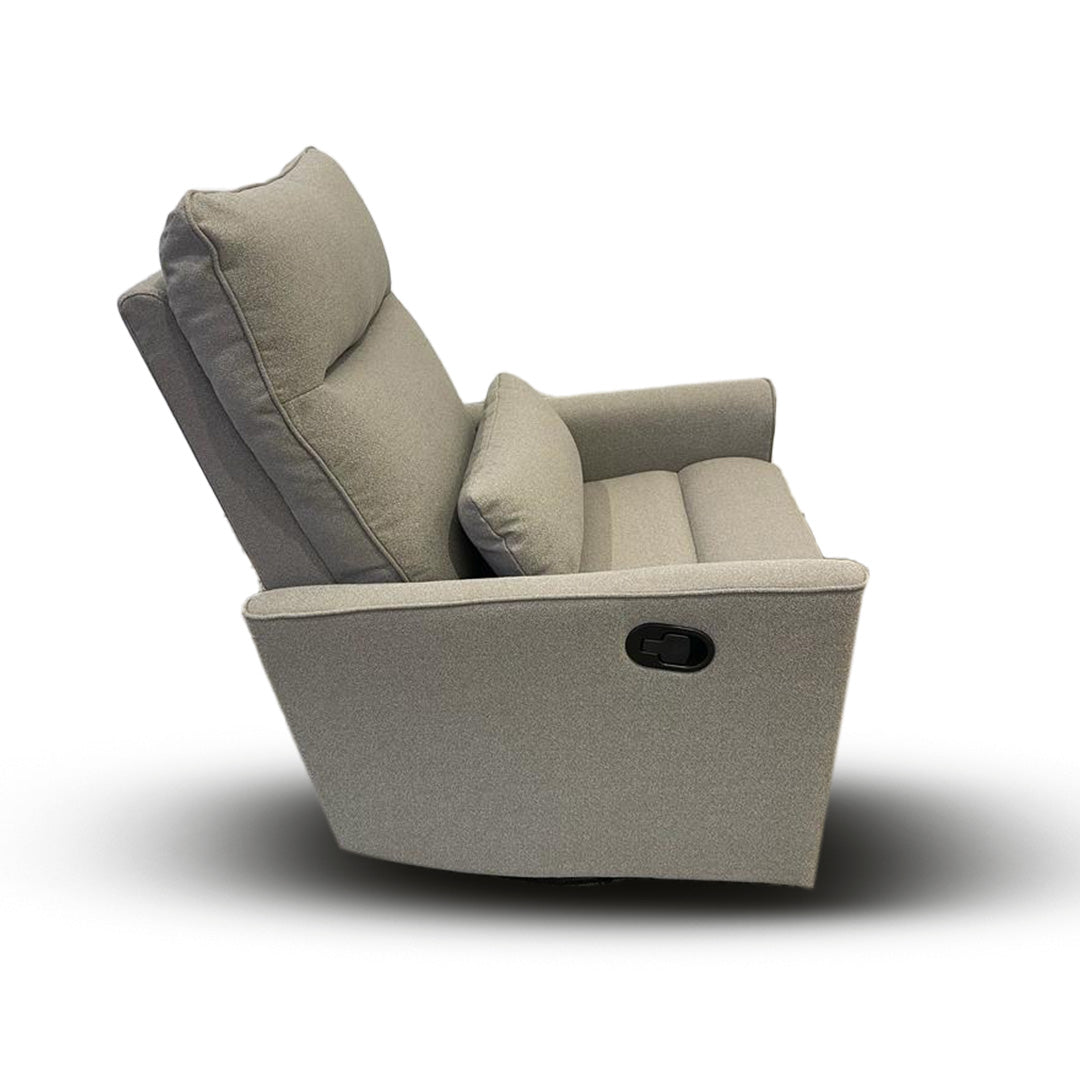 York Reclining Rocking Chair Ash Grey