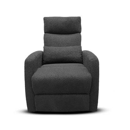 Iris Reclining Rocking Chair Charcoal Bouclé