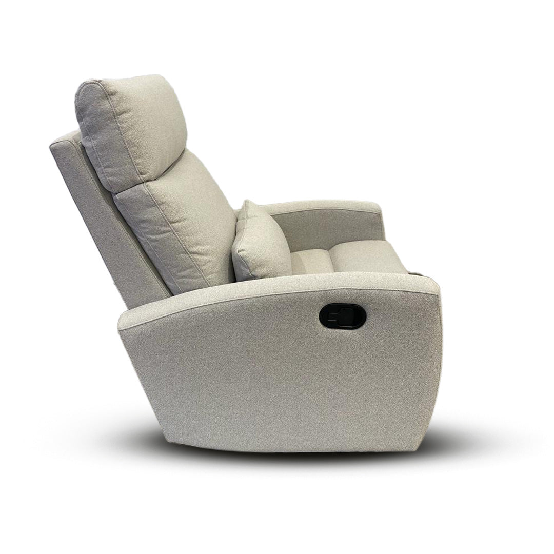 Ivy Reclining Rocking Chair Cloud Grey