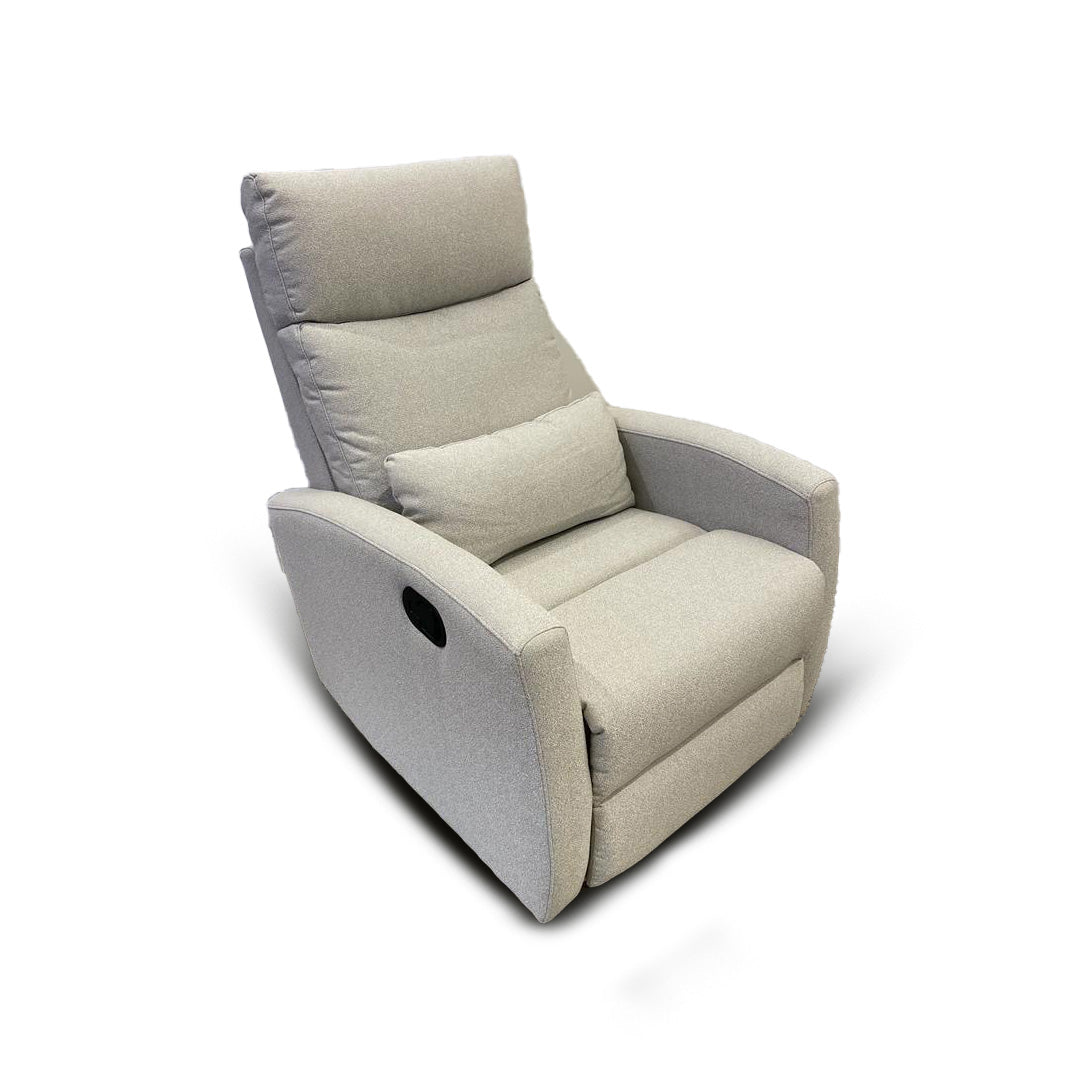 Ivy Reclining Rocking Chair Cloud Grey
